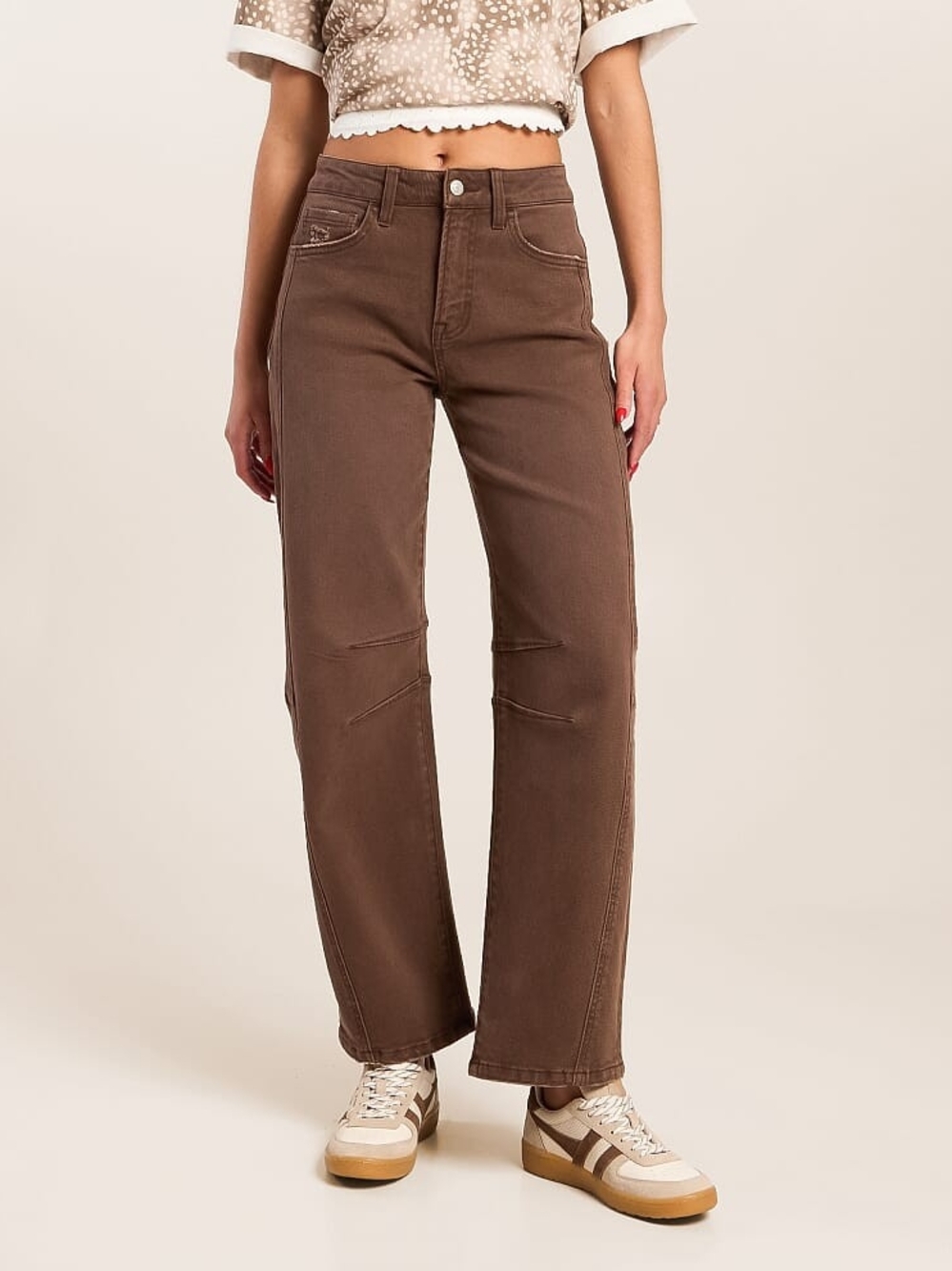 Olivia High Rise Barrel Stretch Jean
